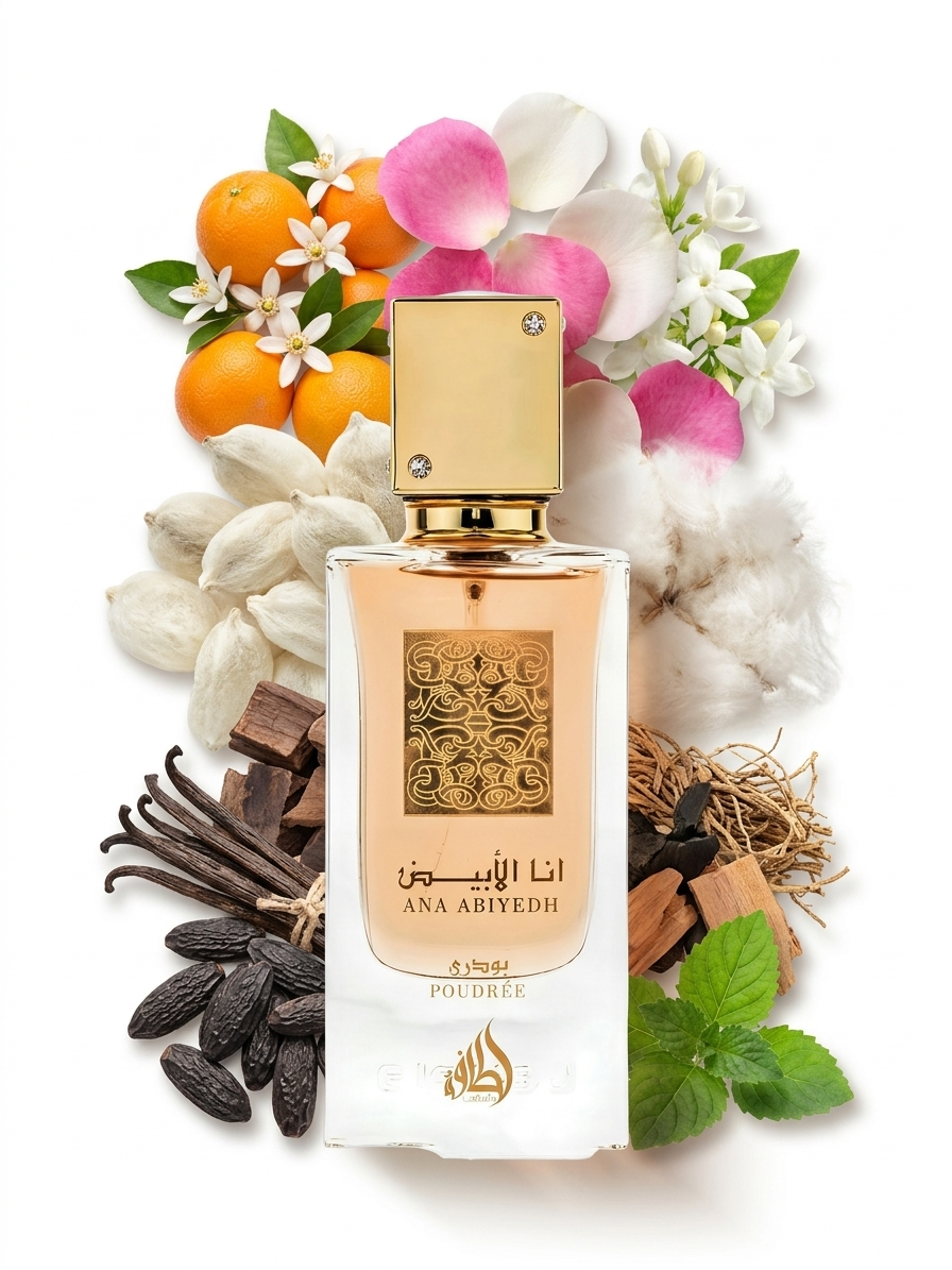 Lattafa Ana Abiyedh Poudrée 60 ml (Mujer)